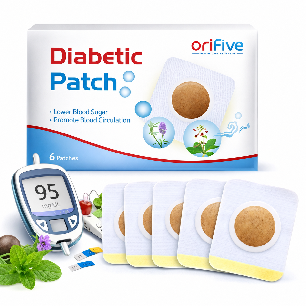 Blood Sugar Control Diabetic Patches (Pack Of 12) BUY 1 GET 1 FREE