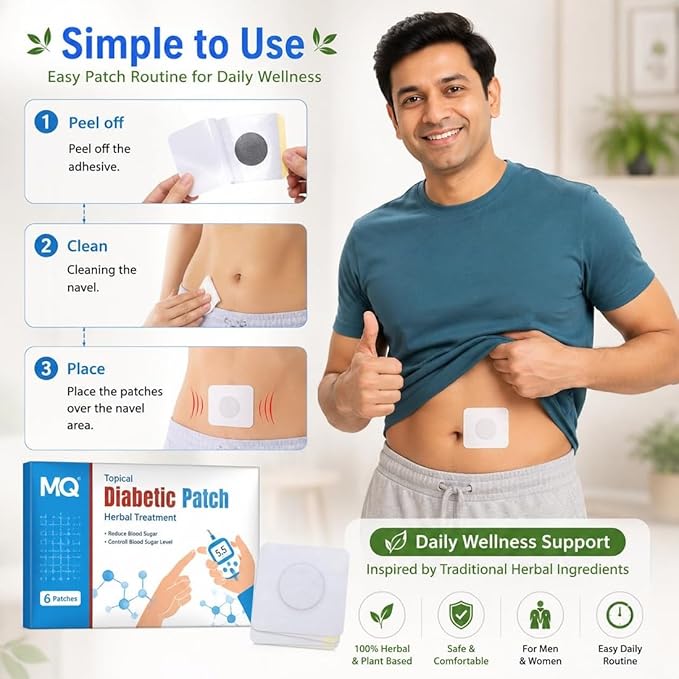 Blood Sugar Control Diabetic Patches (Pack Of 12) BUY 1 GET 1 FREE