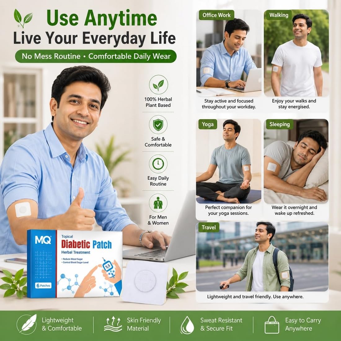 Blood Sugar Control Diabetic Patches (Pack Of 12) BUY 1 GET 1 FREE