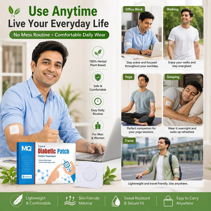 Blood Sugar Control Diabetic Patches (Pack Of 12) BUY 1 GET 1 FREE